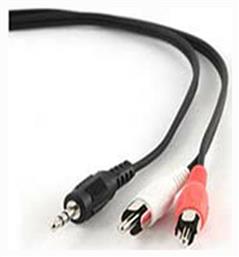 Cablexpert Καλώδιο 3.5mm male - RCA male Μαύρο 1.5m (CCA-458)