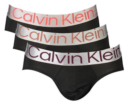 Calvin Klein Ανδρικά Σλιπ Μαύρα Μονόχρωμα 3Pack