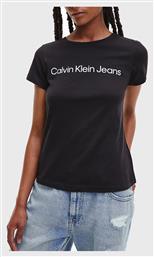 Calvin Klein Core Instit Logo Γυναικείο T-shirt Μαύρο