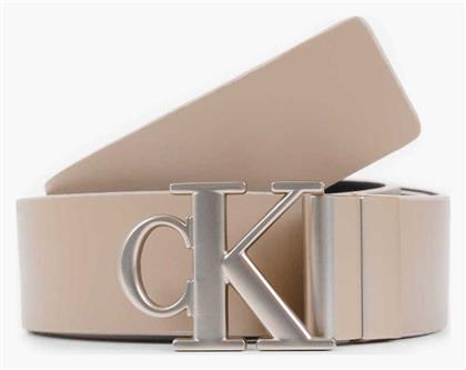 Calvin Klein Δερμάτινη Γυναικεία Ζώνη Γκρι