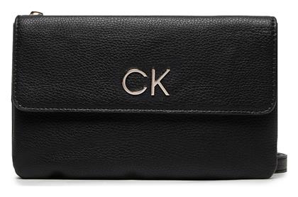 Calvin Klein Flat Γυναικεία Τσάντα Χιαστί Μαύρη από το Modivo