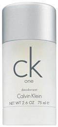 Calvin Klein One Αποσμητικό σε Stick 75gr