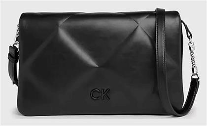 Calvin Klein Quilt Γυναικεία Τσάντα Ώμου Μαύρη από το Modivo