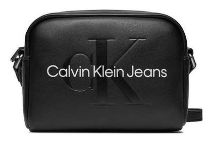 Calvin Klein Sculpted Camera Γυναικεία Τσάντα Χιαστί Μαύρη