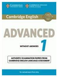 Cambridge English Advanced 1 Student 's Book Wo/a (for Revised Exam From 2015)