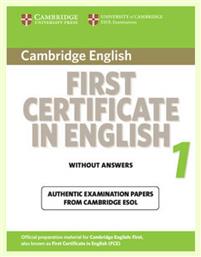 Cambridge English First 1 Student 's Book Wo/a (for Revised Exam From 2015) από το Filinda