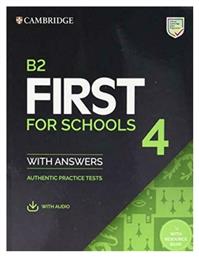 Cambridge Fce First for Schools 4 Self Study (student S Book With Answers +& Audio) από το e-shop