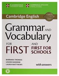 Cambridge Grammar & Vocabulary for Fce & Fce for Schools With Answers