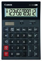 Canon Αριθμομηχανή AS-1200 12 Ψηφίων σε Μαύρο Χρώμα