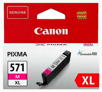 Canon CLI-571XL Μελάνι Εκτυπωτή InkJet Ματζέντα (0333C001)