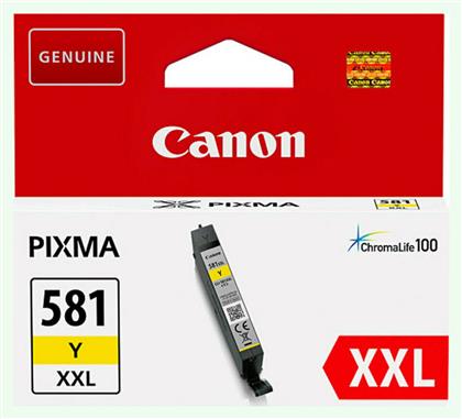 Canon CLI-581XXL Μελάνι Εκτυπωτή InkJet Κίτρινο (1997C001)