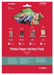 Canon VP-101 Φωτογραφικό Χαρτί Variety Pack A4 (21x30) για Εκτυπωτές Inkjet 20 Φύλλα
