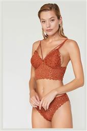 Cansoy Δαντελένιο Σετ Εσωρούχων Bralette με Brazil Liona 319