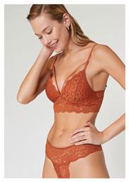 Cansoy Δαντελένιο Σετ Εσωρούχων Bralette με Brazil Tile Henna 557