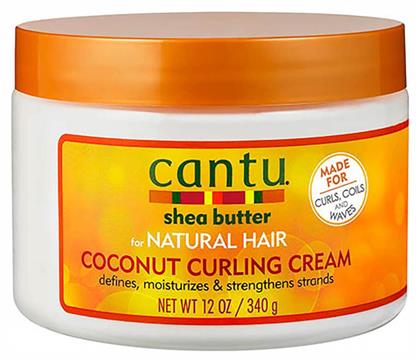 Cantu Κρέμα Μαλλιών Shea Butter Coconut Curling για Μπούκλες με Ελαφρύ Κράτημα 340gr από το MagicStore