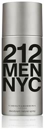 Carolina Herrera 212 Men NYC Deodorant Natural Αποσμητικό σε Spray 150ml