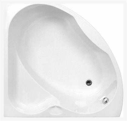 Carron Bathrooms Bali CRN Γωνιακή Μπανιέρα Ακρυλική με Υδρομασάζ 120x120cm