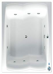 Carron Bathrooms Celsius Duo CRN Μπανιέρα Ακρυλική με Υδρομασάζ 200x140cm από το Polihome