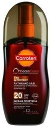 Carroten Omega Care Tan & Protect Oil Αδιάβροχο Αντηλιακό Λάδι για το Σώμα SPF20 σε Spray 125ml από το Plus4u