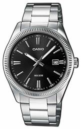 Casio Collection Ρολόι Μπαταρίας με Ασημί Μεταλλικό Μπρασελέ από το Kiriakos Gofas