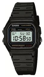 Casio Collection Ρολόι Μπαταρίας με Μαύρο Καουτσούκ Λουράκι από το Kiriakos Gofas