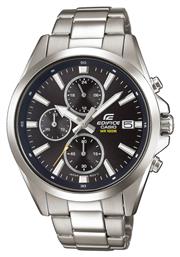 Casio Edifice Ρολόι Χρονογράφος Μπαταρίας με Ασημί Μεταλλικό Μπρασελέ