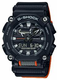 Casio G-Shock Αναλογικό/Ψηφιακό Ρολόι Χρονογράφος Μπαταρίας με Πορτοκαλί Καουτσούκ Λουράκι