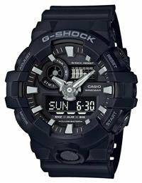 Casio G-Shock Αναλογικό/Ψηφιακό Ρολόι Χρονογράφος Μπαταρίας με Μαύρο Καουτσούκ Λουράκι από το Modivo