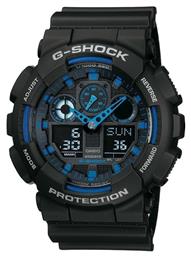 Casio G-Shock Αναλογικό/Ψηφιακό Ρολόι Χρονογράφος Μπαταρίας με Μαύρο Καουτσούκ Λουράκι από το Kiriakos Gofas