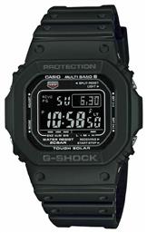 Casio G-Shock Ψηφιακό Ρολόι Solar με Μαύρο Καουτσούκ Λουράκι από το Modivo