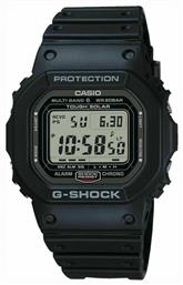 Casio G-Shock Ψηφιακό Ρολόι Solar με Μαύρο Καουτσούκ Λουράκι από το Kiriakos Gofas