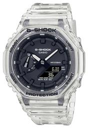 Casio G-Shock Ρολόι Χρονογράφος Μπαταρίας με Ασημί Μεταλλικό Μπρασελέ από το Epapoutsia