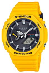 Casio G-Shock Ρολόι Χρονογράφος Μπαταρίας με Κίτρινο Καουτσούκ Λουράκι από το Kiriakos Gofas