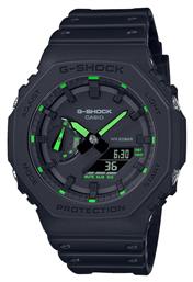 Casio G-Shock Ρολόι Χρονογράφος Μπαταρίας με Μαύρο Καουτσούκ Λουράκι από το Modivo