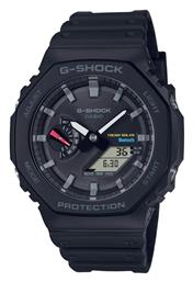 Casio G-Shock Ρολόι Χρονογράφος Solar με Μαύρο Καουτσούκ Λουράκι