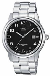 Casio MTP-1221-A1AV Ρολόι με Ασημί Μεταλλικό Μπρασελέ