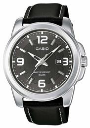 Casio MTP-1314L-8AV Ρολόι Μπαταρίας με Μαύρο Δερμάτινο Λουράκι από το Kiriakos Gofas