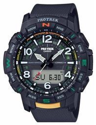 Casio Pro Trek Ρολόι Μπαταρίας με Μπλε Καουτσούκ Λουράκι