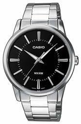 Casio Ρολόι Μπαταρίας με Ασημί Μεταλλικό Μπρασελέ