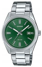 Casio Stainless Steel Ρολόι Μπαταρίας με Ένδειξη Ημερομηνίας