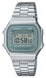 Casio Ρολόι Χρονογράφος Μπαταρίας με Ασημί Μεταλλικό Μπρασελέ από το Modivo