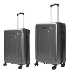 CAT Βαλίτσες Σκληρές Γκρι Σετ 2τμχ