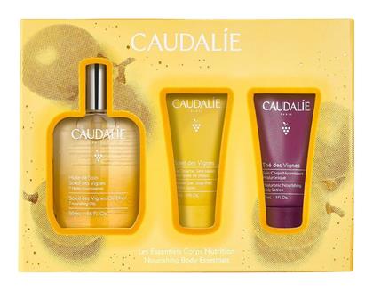 Caudalie Des Vignes Oil Elixir Σετ Περιποίησης για Λάμψη & Καθαρισμό Σώματος με Αφρόλουτρο , Κρέμα Σώματος & Λάδι Σώματος από το Pharm24