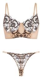 Celestino Δαντελένιο Σετ Εσωρούχων με Slip