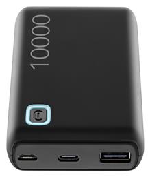 Cellular Line Essence Power Bank 10000mAh 12W με Θύρα USB-A Μαύρο