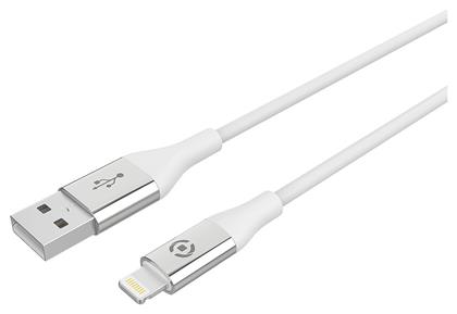 Celly Regular USB to Lightning Cable Λευκό 1.5m (13012587)