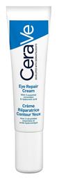 CeraVe Eye Repair 24ωρη Κρέμα Ματιών με Υαλουρονικό Οξύ για Μαύρους Κύκλους 14ml