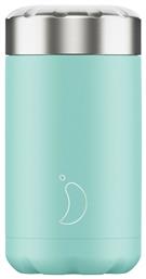 Chilly's Δοχείο Φαγητού Θερμός Inox Pastel Green 500ml