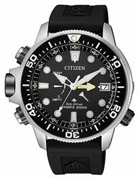 Citizen Promaster Aqualand Ρολόι Eco - Drive με Μαύρο Καουτσούκ Λουράκι