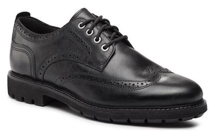 Clarks Batcombe Δερμάτινα Ανδρικά Oxfords Μαύρα